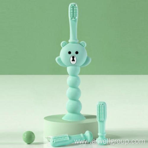 Baby Cartoon Bear Training Cleaning Toothbrush